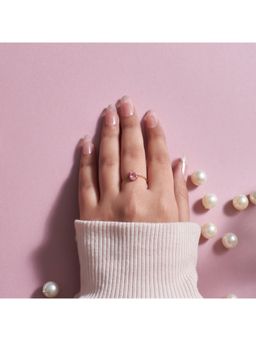 Salty - Pink Amethyst Self-Love Chain Ring