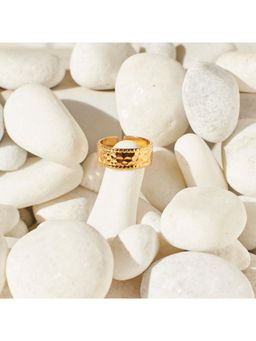 Salty - Gold Tranquil Bold Ring