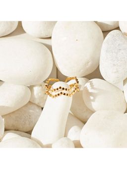 Salty - Gold Modern Accent Ring