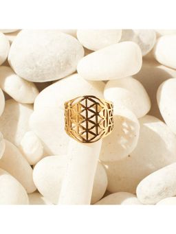 Salty - Gold Retro Romance Ring