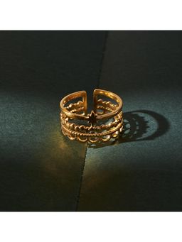 Salty - Gold Deia Domed Ring