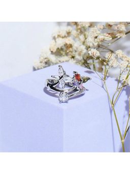 Salty - Multi-Color Mystic Floral Radiance Ring