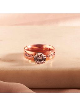 Salty - Celestia Charm Rose Gold Ring