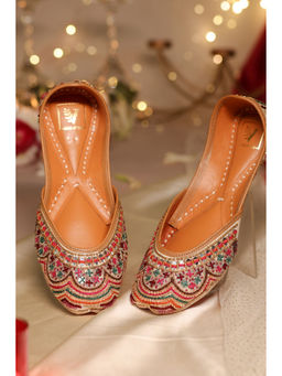 House of Vian - Suhani Multi-Color Embroidered Juttis