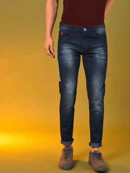 Campus Sutra - Men Side Striped Stylish Casual Denim Jeans