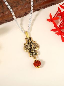 Estele - Damru Rudraksha Gehena Mahakal Necklace