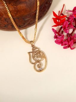 Estele - Spiritual Om Ganesh Gehena Necklace