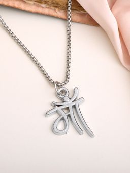Estele - Spiritual Maa Rhodium Gehena Necklace