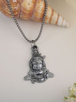 Estele - Oxidised Lord Shiva Locket Necklace