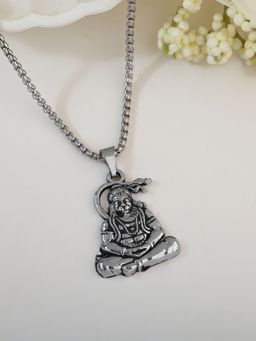 Estele - Hanuman Ji Meditative Gehena Oxidised Necklace