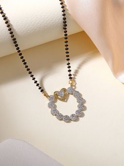 Estele - Sparkling Gehena Love Circular Mangalsutra