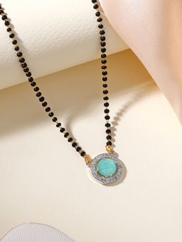 Estele - Chic Gehena Turquoise circular Mangalsutra