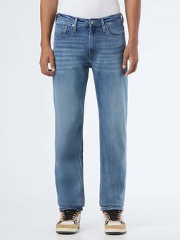 Pepe Jeans - Men Blue Mid Rise Straight Fit Jeans