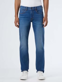 Pepe Jeans - Men Blue Mid Rise Straight Fit Jeans