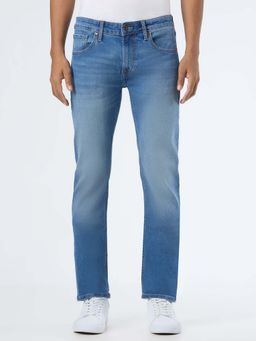 Pepe Jeans - Men Blue Mid Rise Slim Fit Jeans
