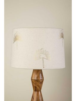 Freedom Tree - Sabar Palm White-Gold Lampshade
