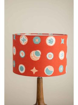 Freedom Tree - Celestial Sky Amber Orange Lampshade