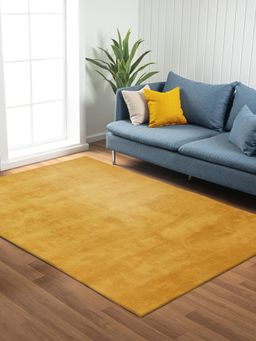 OBSESSIONS - Camel Polyester Machine Made Solid Carpet