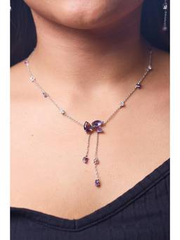 Vinher - Purple Amethyst Lustre Necklace