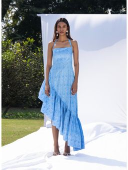 MALIE - Sky Blue GATSBY Asymmetric Dress