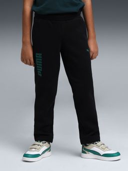 Puma - Water Break Kids Black Graphic Trackpants