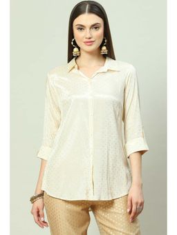 Biba - Women Beige Printed Shirt