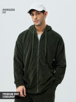 The Souled Store - Olive Oversized Hoodie: Hunter Men