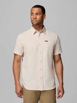Columbia - Men Beige Rapid Rivers Novelty Half Sleeves Shirt
