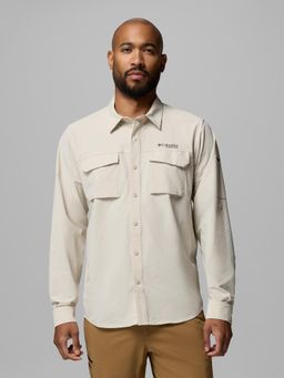 Columbia - Men Beige Silver Ridge Elite Full Sleeves Shirt