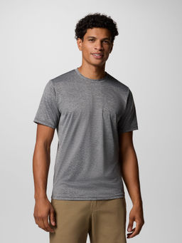 Columbia - Men Grey Hike Half Sleeves T-shirt