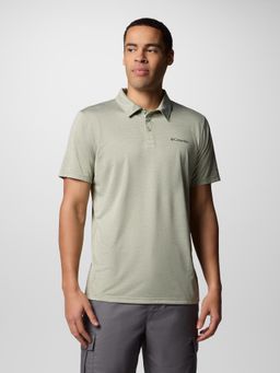 Columbia - Men Green Hike Slim Fit Polo T-shirt