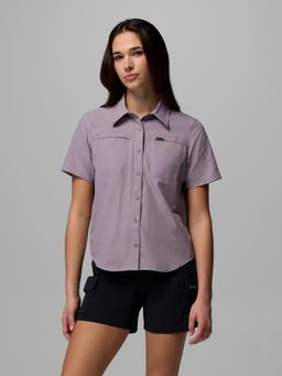 Columbia - Women Purple Silver Ridge 3.0 Half Sleeves Shirt