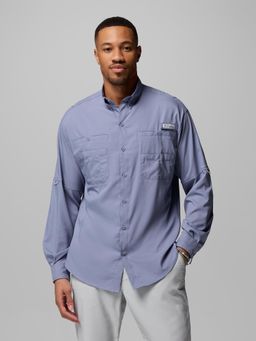 Columbia - Men Blue Tamiami II Full Sleeves Shirt