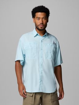 Columbia - Men Blue Tamiami II Half Sleeves Shirt