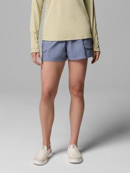Columbia - Women Blue Wild Cast Regular Fit Shorts