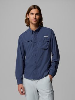 Columbia - Men Navy Blue Wild Cast Full Sleeves Shirt