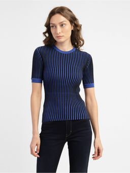Levi's - Womens Blue Crew Neck T-shirt