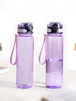 Nestasia - Travel Water Bottles With Capacity Markers Lavender (1150ml) (Pack of 2)