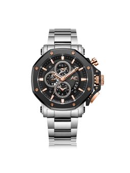 Alexandre Christie - Men Chronograph Silver Round Watch (9603MCBTRBARG) (M)