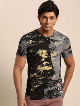 Being Human - Men Graphic Black T-Shirt