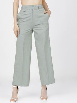 TOKYO TALKIES - Women Green Wide Trouser