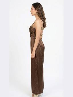 Ellemora - Bronze Bloom Embellished Jumpsuit