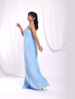 Ellemora - Ocean Breeze Halter Jumpsuit