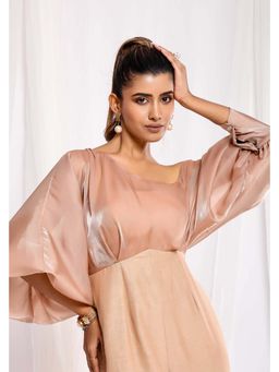 Ellemora - Shimmer Beige Allure Jumpsuit