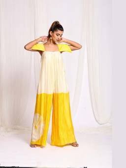 Ellemora - Yellow Ombre Shaded Jumpsuit