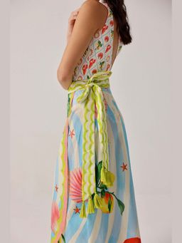 NOIB - Blue Summer Zest Nua Pareo Skirt