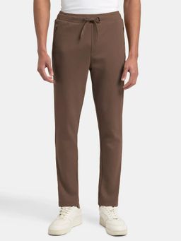 Jockey - Khaki Am44 Men Super Combed Cotton Rich Pique Slim Fit Trackpant