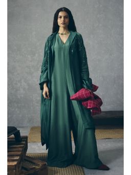 Paulmi & Harsh - Green Wasabi Jumpsuit with Jacket