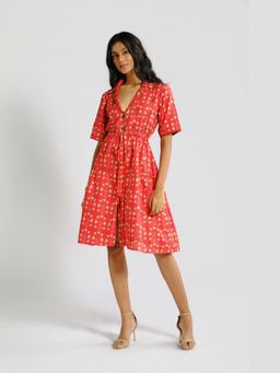 BUDUN - Reina Embroidered Shirt Dress