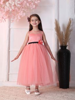 Toy Balloon Kids - Dusty Rose Full Length Girls Party wear Gown